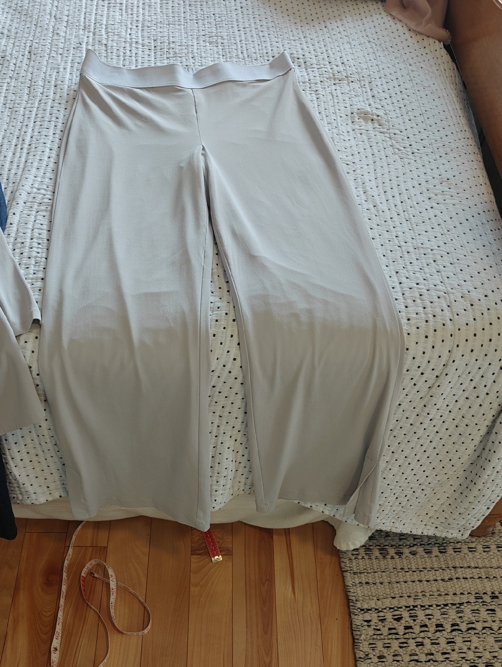 Iris Setlakwe Light Beige Elastic Waist Pants
